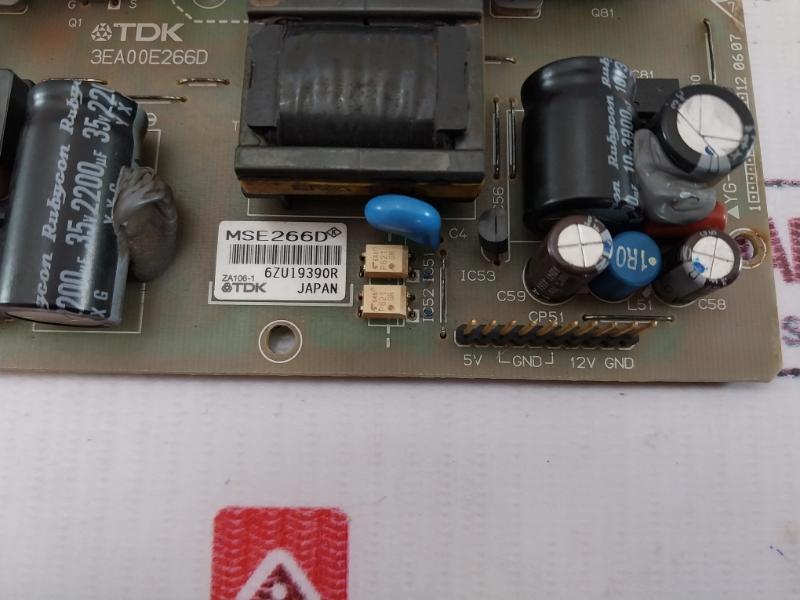 Tdk Mse266D Power Supply 125V 5A Model 3Ea00E266D Yg-m6