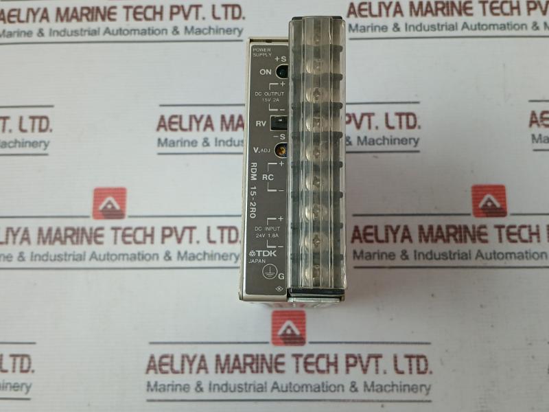 Tdk Rdm 15-2R0 Power Supply 24V 1.8A Input 15V 2A Output