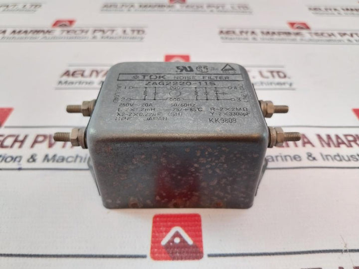Tdk Zag2220-11S Noise Filter 250V~20A 50/60Hz