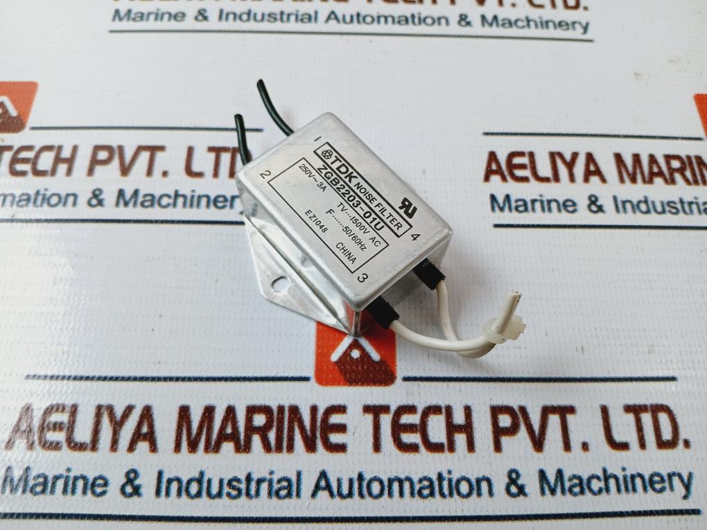 Lot Of 3X Tdk Zgb2203-01U Noise Filter 50/60Hz