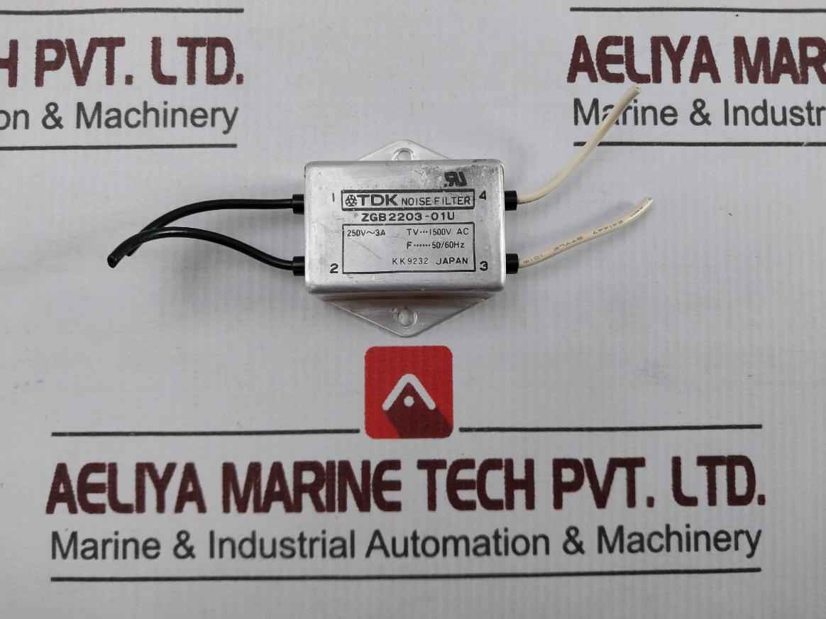 Tdk Zgb2203-01U Power Line Emc Filter 50/60Hz 250V 3A