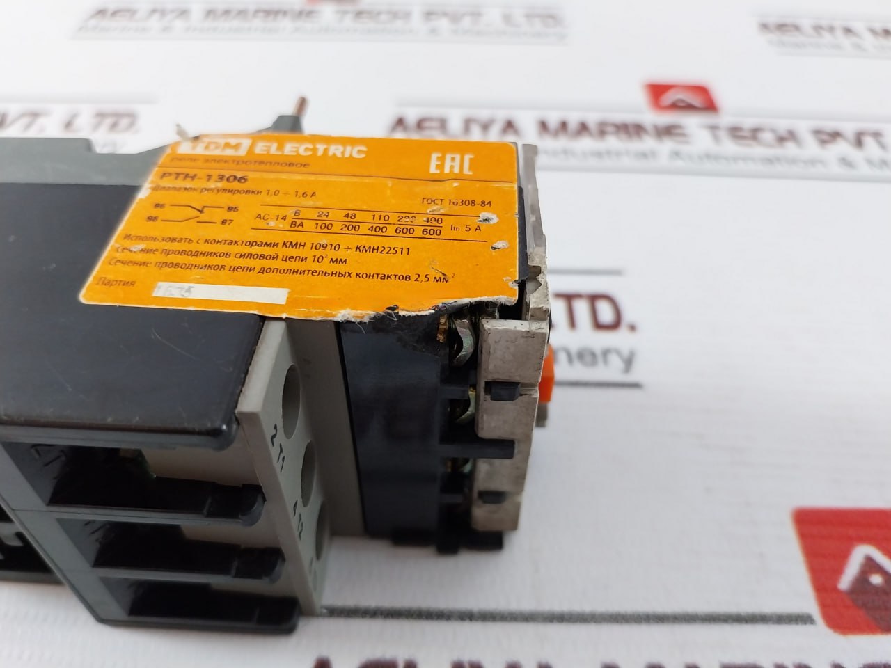 Tdm Electric Pth-1306 Electrothermal Relay Ac-14 5A