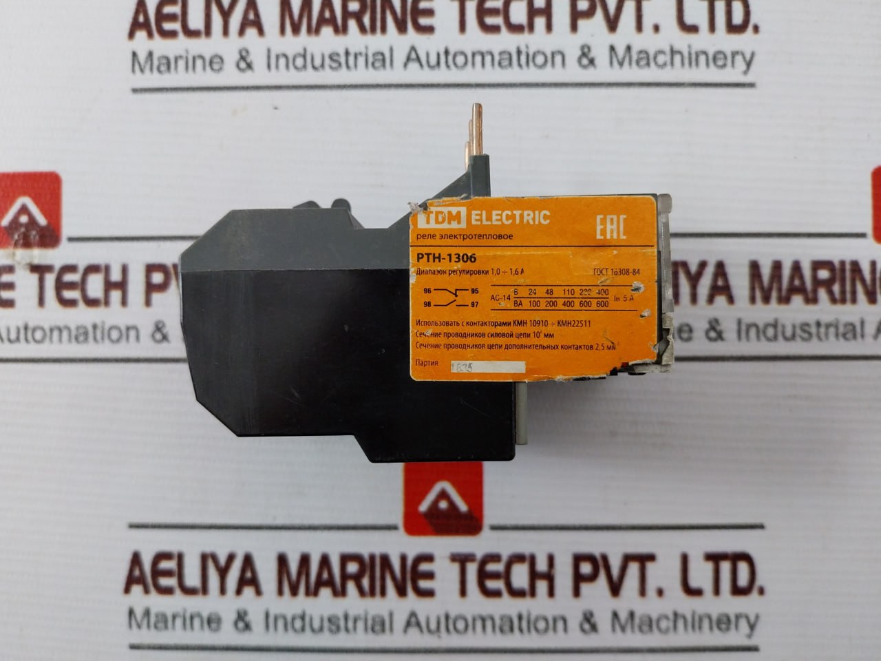 Tdm Electric Pth-1306 Electrothermal Relay Ac-14 5A