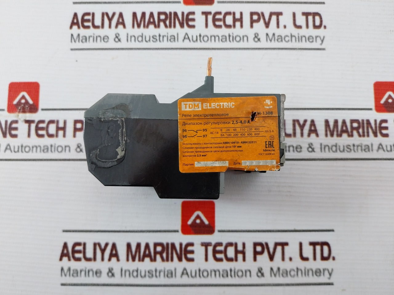 Tdm Electric Pth-1308 Electrothermal Relay Gost 16308-84