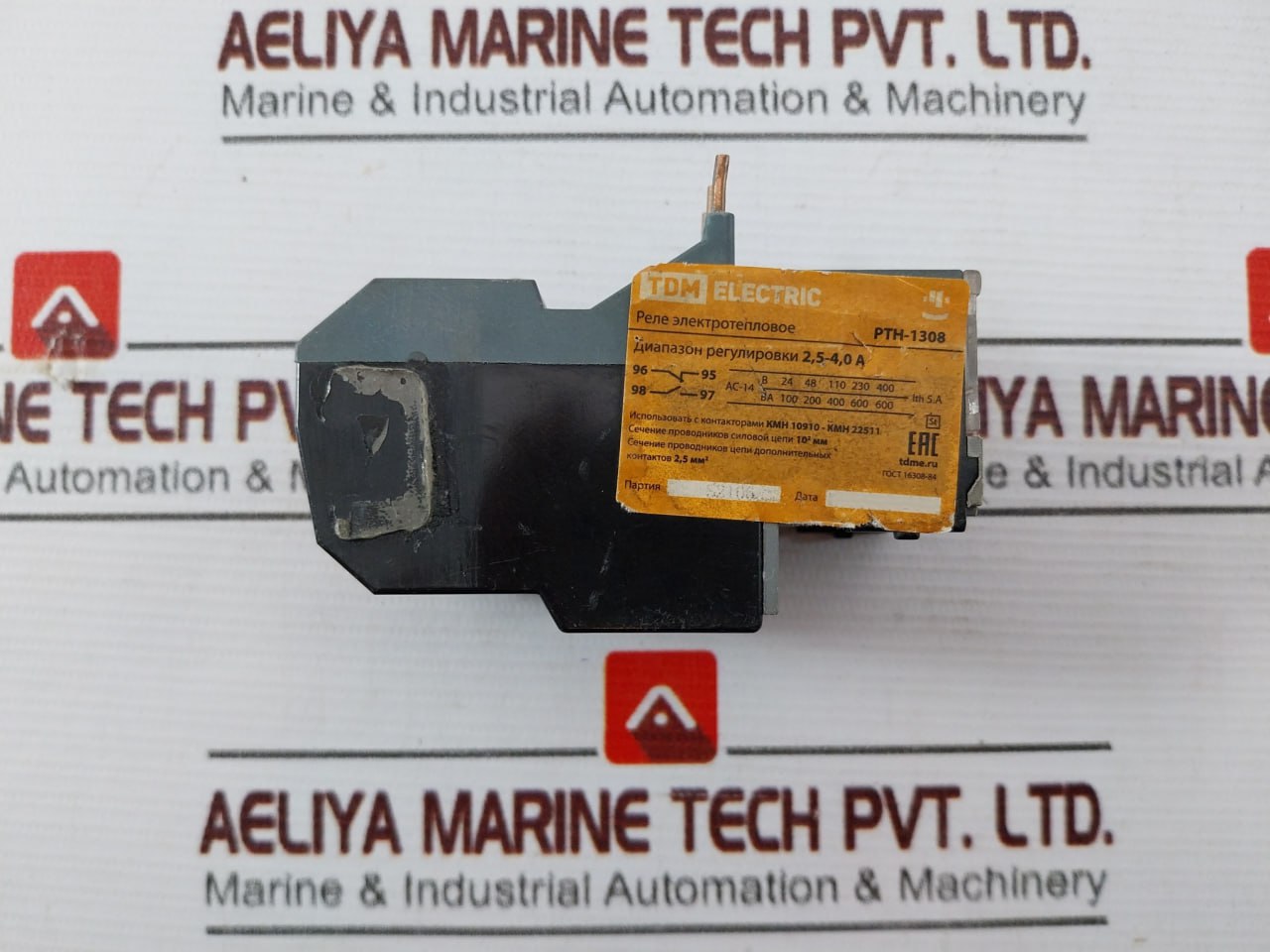 Tdm Electric Pth-1308 Electrothermal Relay Gost 16308-84