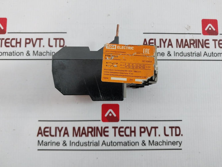 Tdm Electric Pth-1314 Electrothermal Relay 7-10A, Ac-14 5A