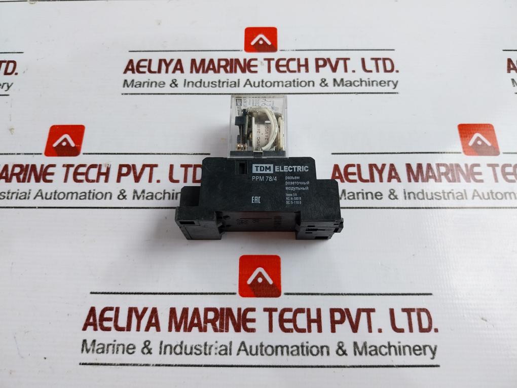 Tdm Electric Rec 78/4 Connector Ppm 78/4 3A 6-380V Ac 5-110V Dc