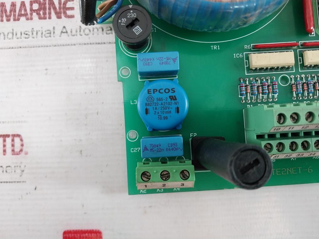 TE2NET-6 21115038 Power Supply Board Module 51VA RSO 857506
