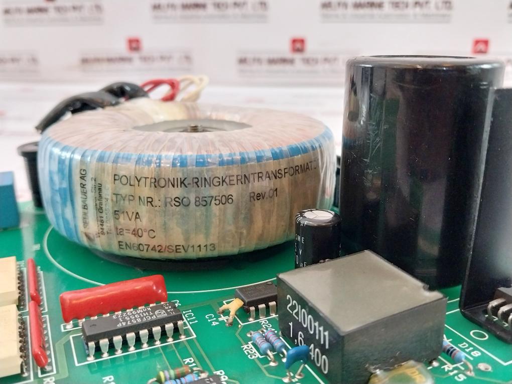 TE2NET-6 21115038 Power Supply Board Module 51VA RSO 857506