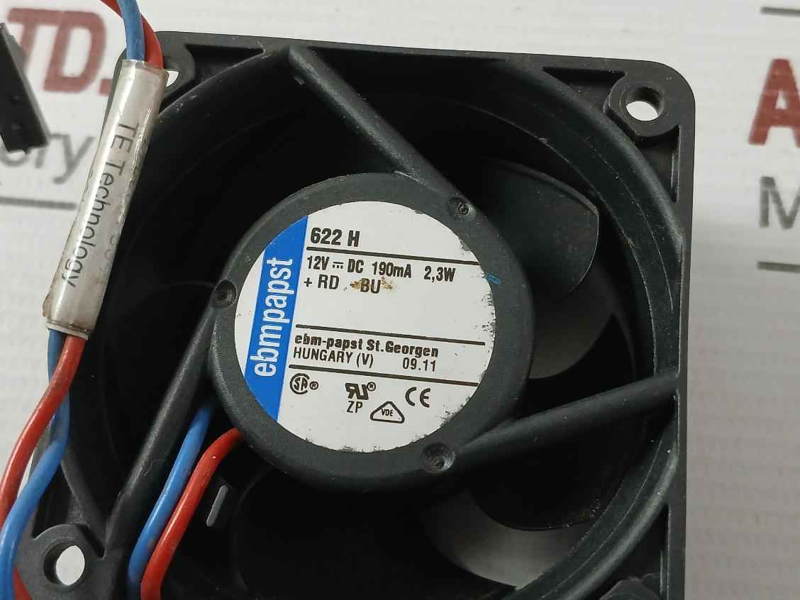 Ebmpapst 622 H Dc Axial Cooling Fan 12V 190Ma