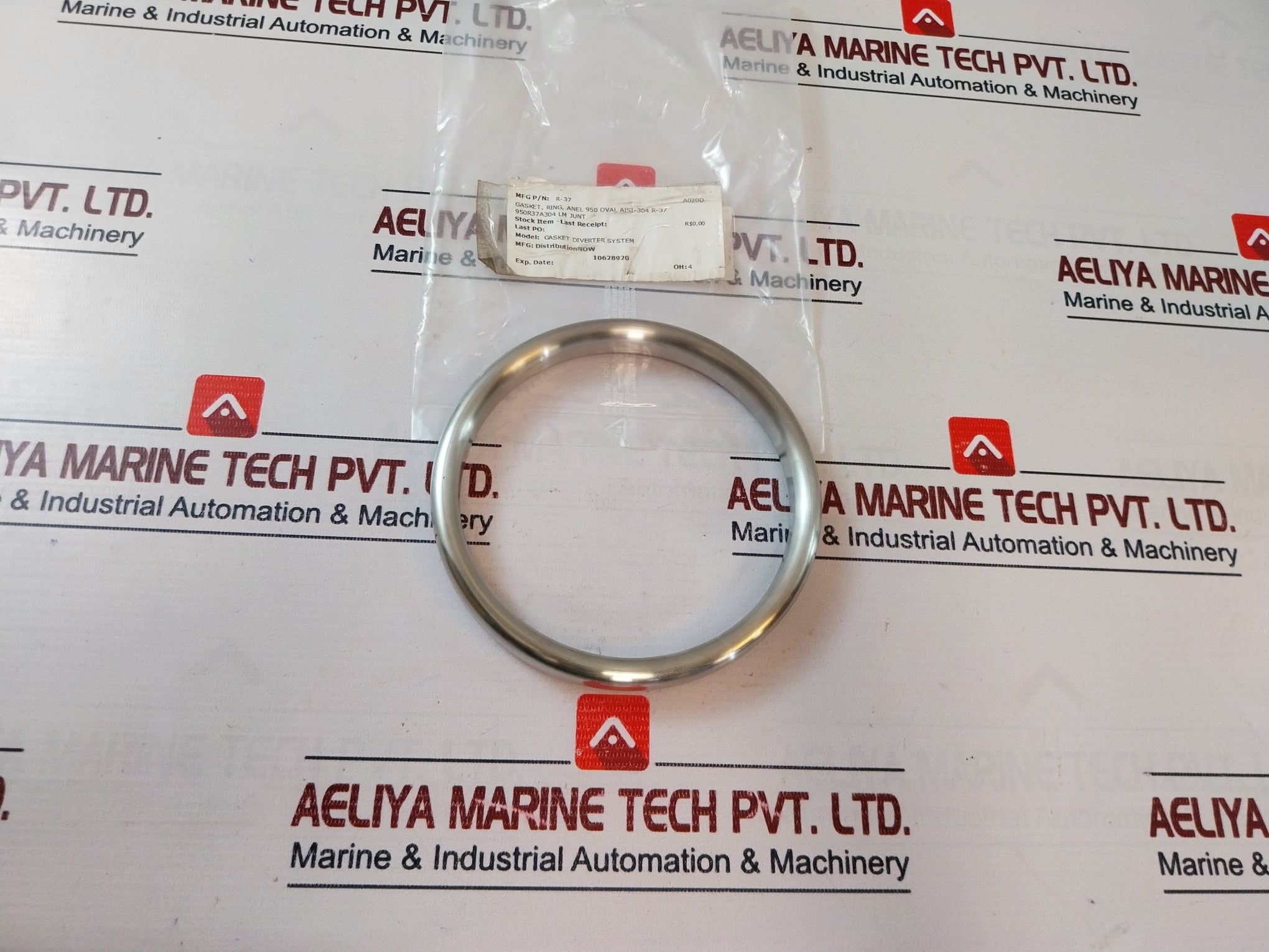 Teadit Asme B16.20 Gasket Ring Anel 950 Oval Aisi-304 R-37