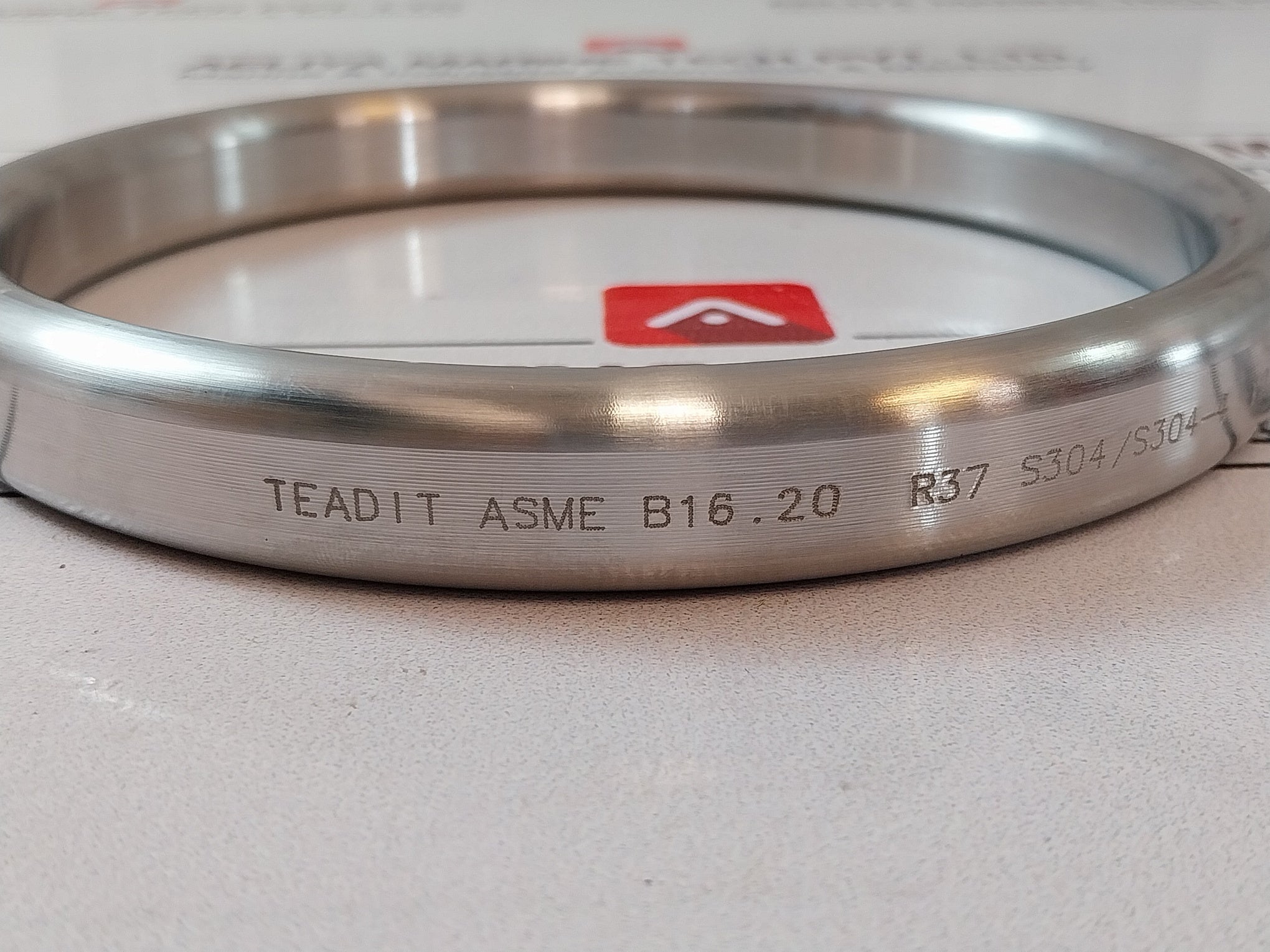 Teadit Asme B16.20 Gasket Ring Anel 950 Oval Aisi-304 R-37