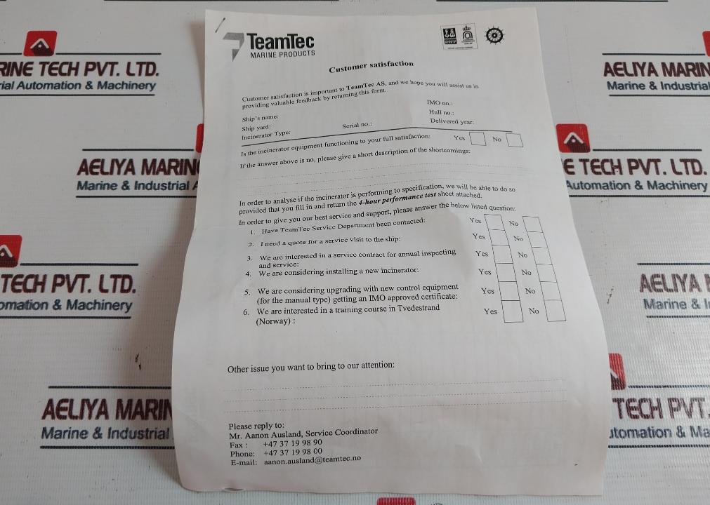 Teamtec 12500 Thermocouple