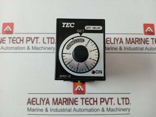 Tec Erc-2106S Xc Time Off Delay Relay With Base 0-6 Sec