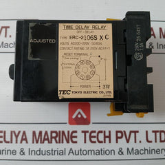 Tec Erc-2106S Xc Time Off Delay Relay With Base 0-6 Sec