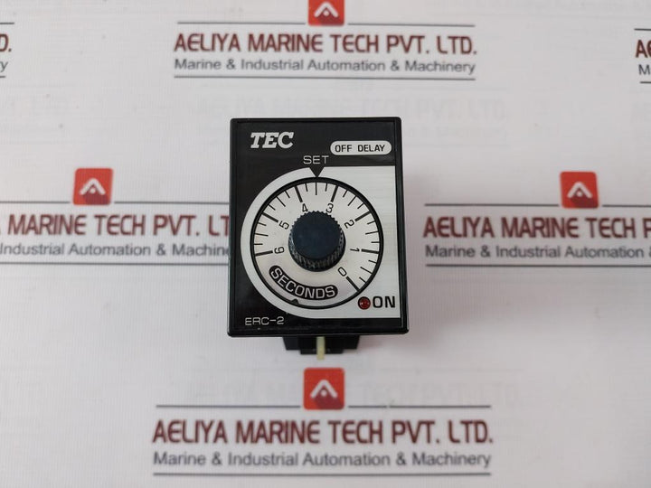 Tec Erc-2106S Xc Time Off Delay Relay With Base Ac 100- 110V 50/60 Hz 3A 250V Ac