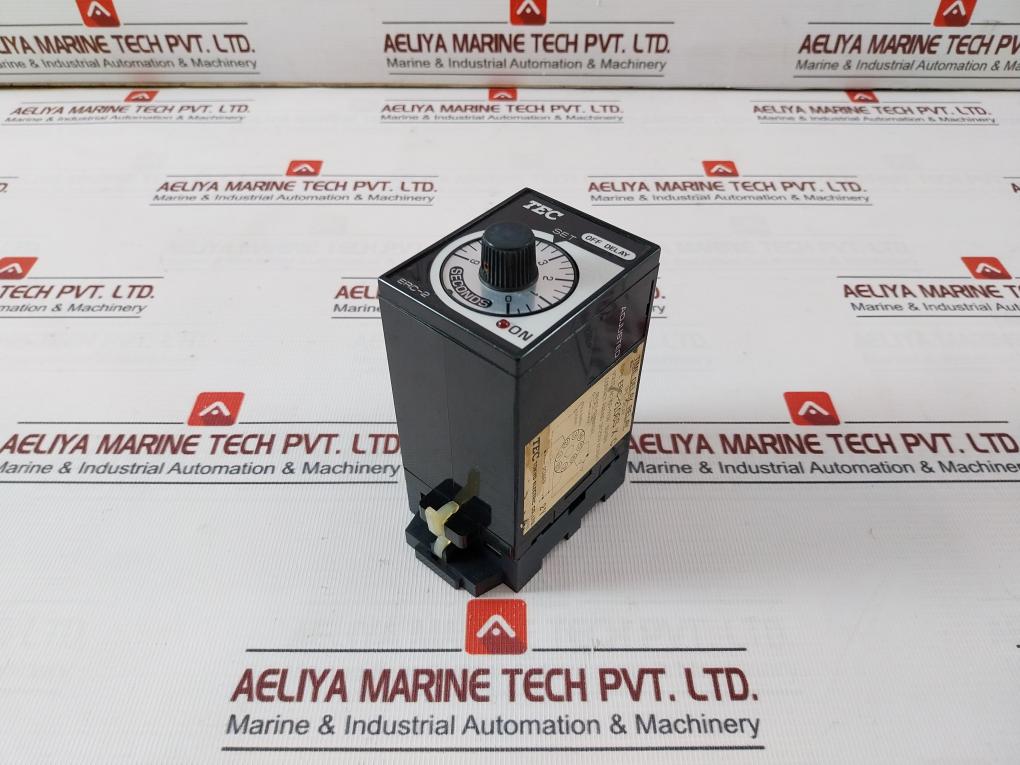 Tec Erc-2106S Xc Time Off Delay Relay With Base Ac 100- 110V 50/60 Hz 3A 250V Ac