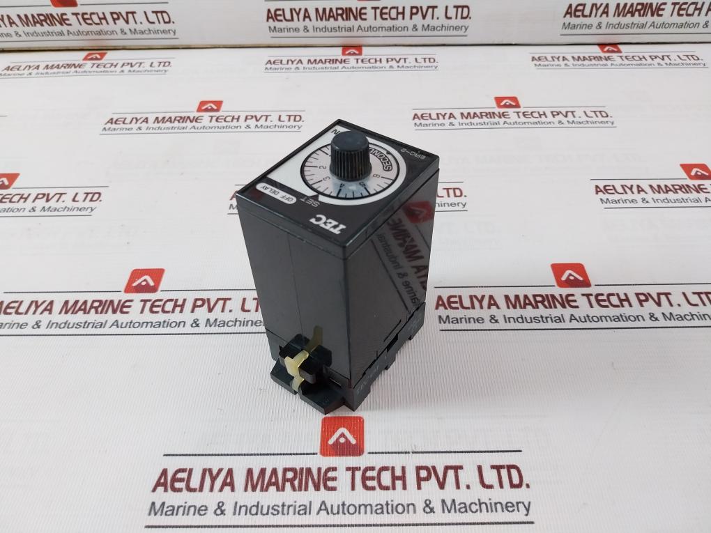 Tec Erc-2106S Xc Time Off Delay Relay With Base Ac 100- 110V 50/60 Hz 3A 250V Ac