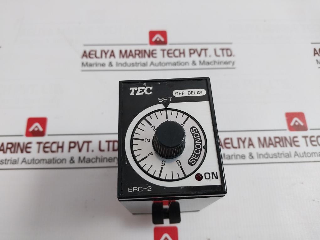 Tec Erc-2 Time Delay Relay Ac 100-110V 50/60 Hz 3A 250V Ac Erc-2106S Xc