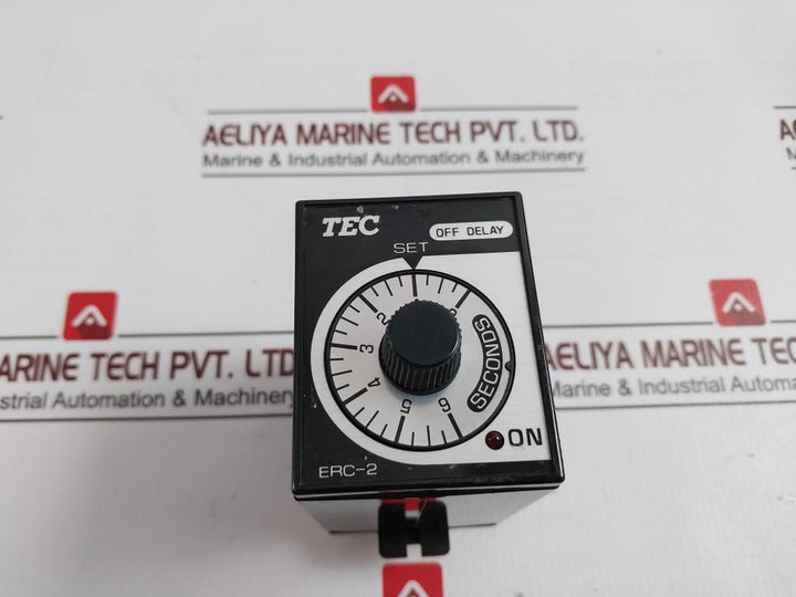 Tec Erc-2 Time Delay Relay Ac 100-110V 50/60 Hz 3A 250V Ac Erc-2106S Xc