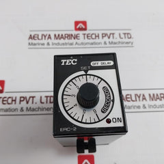 Tec Erc-2 Time Delay Relay Ac 100-110V 50/60 Hz 3A 250V Ac Erc-2106S Xc