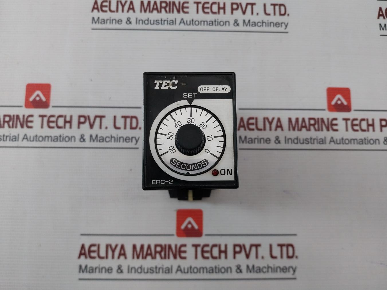 Tec Erc-2 Time Delay Relay Erc-2101Mxc 0-60 Sec 3W