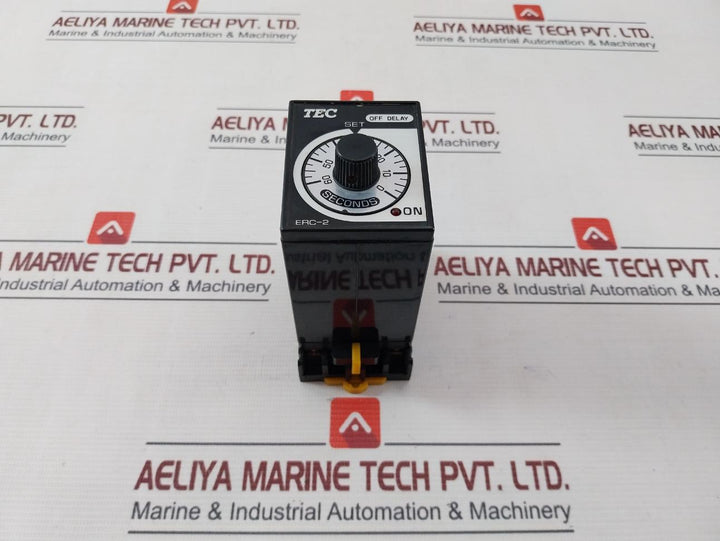 Tec Erc-2 Time Delay Relay Erc-2101Mxc 0 To 60 Sec