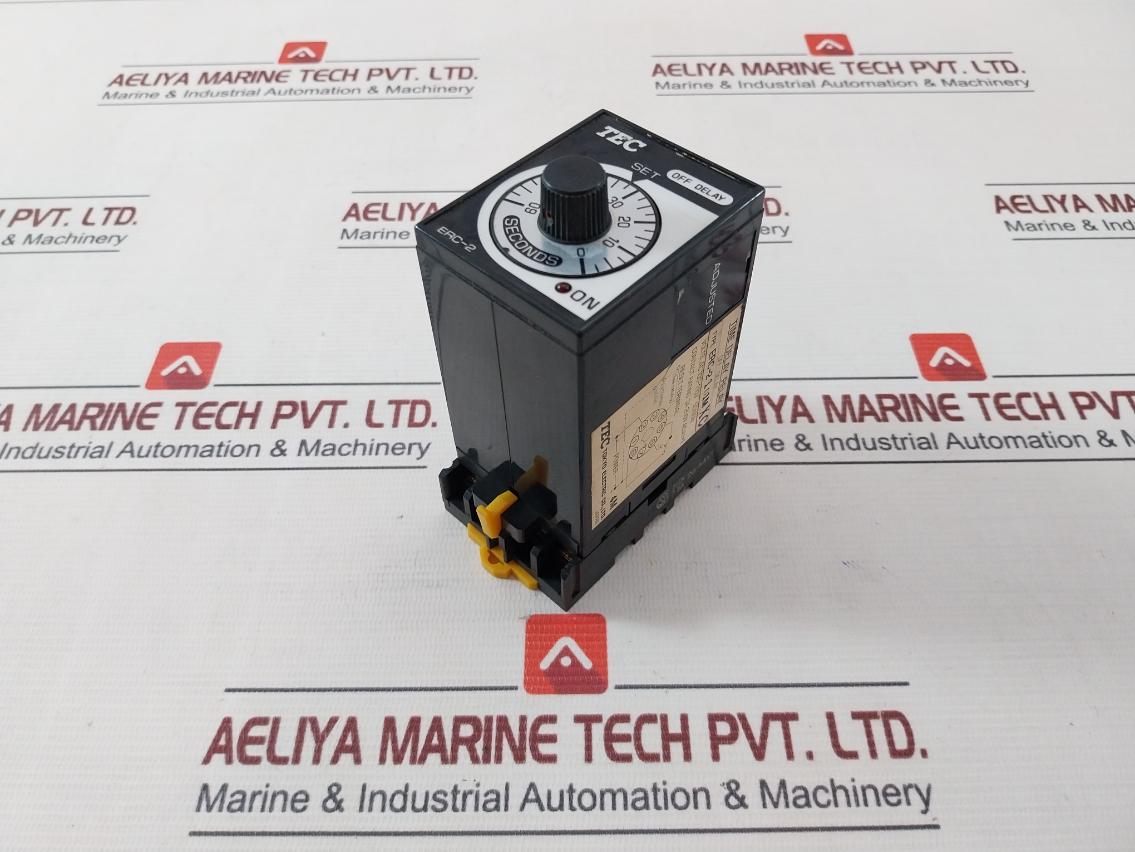 Tec Erc-2 Time Delay Relay Erc-2101Mxc 0 To 60 Sec