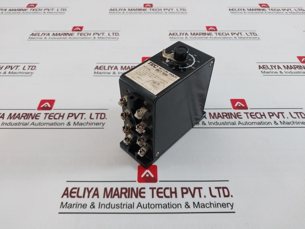 Tec Mct-503 Motor Timer 100/100-110V 50/60Hz 100V 6A 10-70S 10-60S