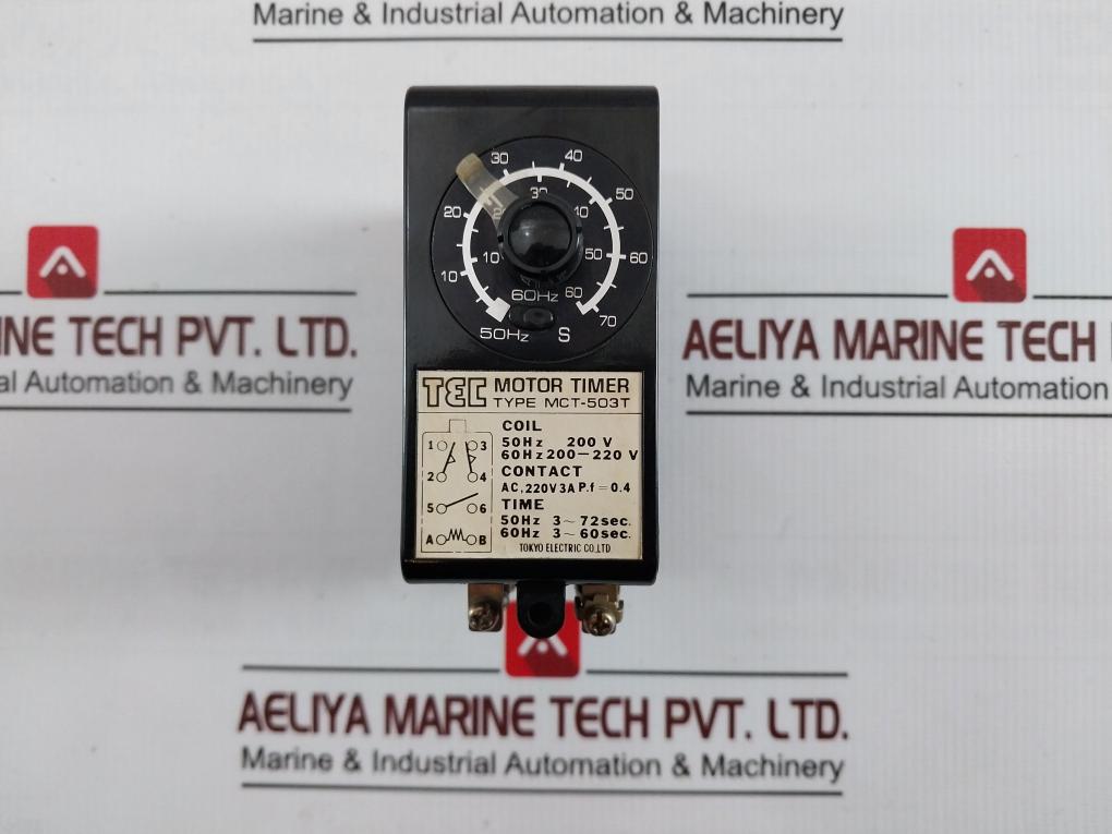 Tec Mct-503T Motor Timer Module Ac 220V 3A