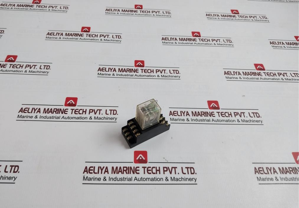 Tec Mpm-100 General Purpose Relay With Base Mpf-24 Dc 12V
