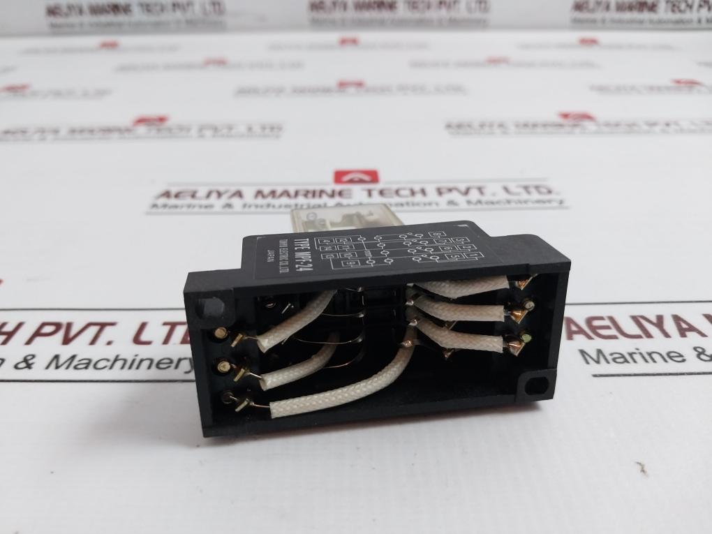 Tec Mpm-100 General Purpose Relay With Base Mpf-24 Dc 12V