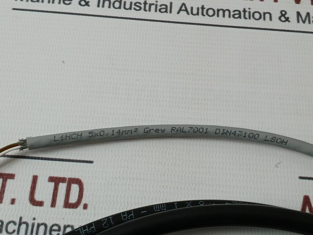 Tecalan Din 74324-8 Tubing 5X0, 14Mm2 Grey Ral7001 Cable 2.7M Sensor Assembly