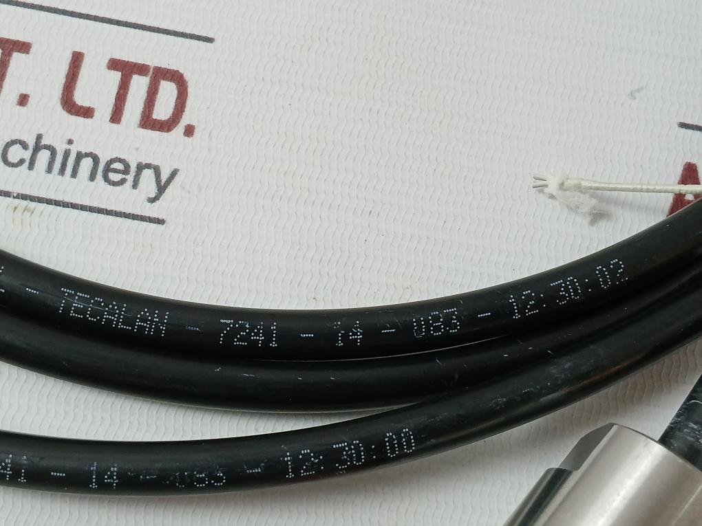 Tecalan Din 74324-8 Tubing 5X0, 14Mm2 Grey Ral7001 Cable 2.7M Sensor Assembly