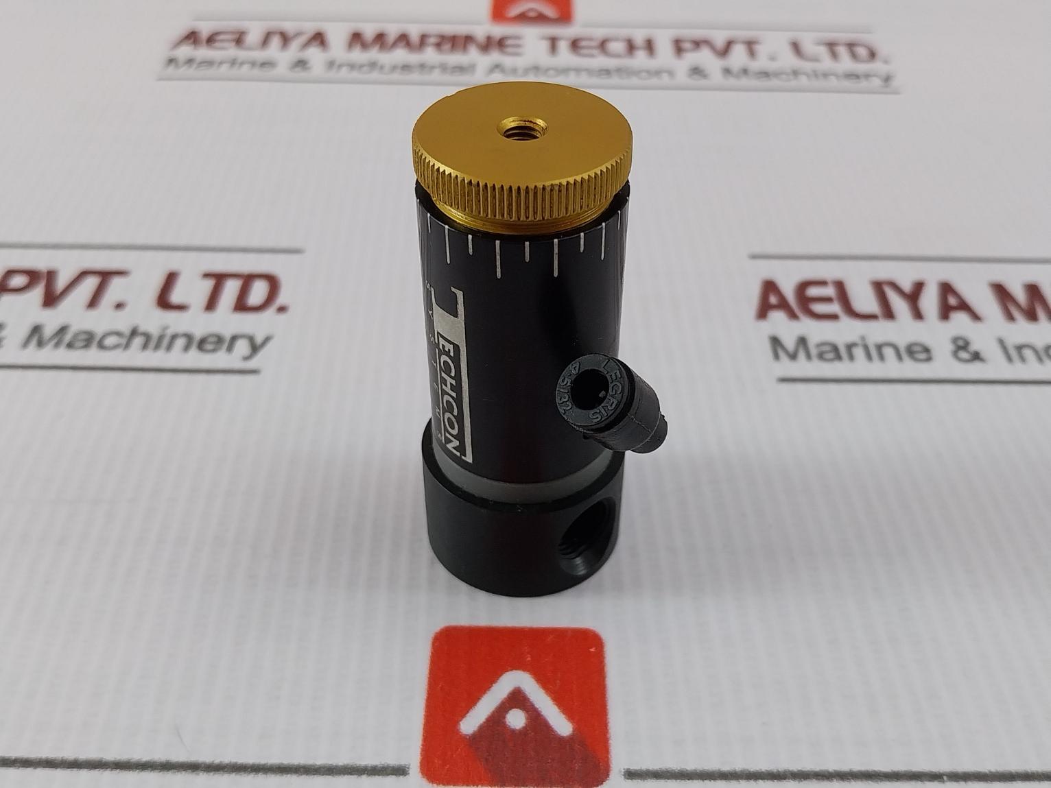 Techcon Ts5621Hd Air Operated Horizontal Delrin Diaphragm Valve .