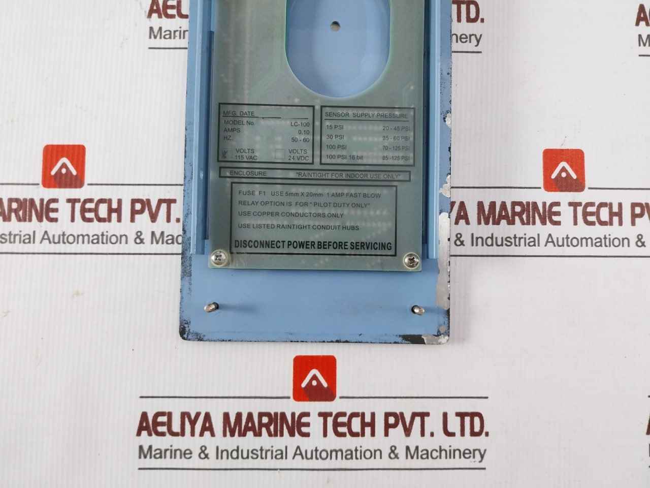 Technical Marine Service Lc-100 Tank Level Indicator Levelcom 100 Hz.50-60 15Psi