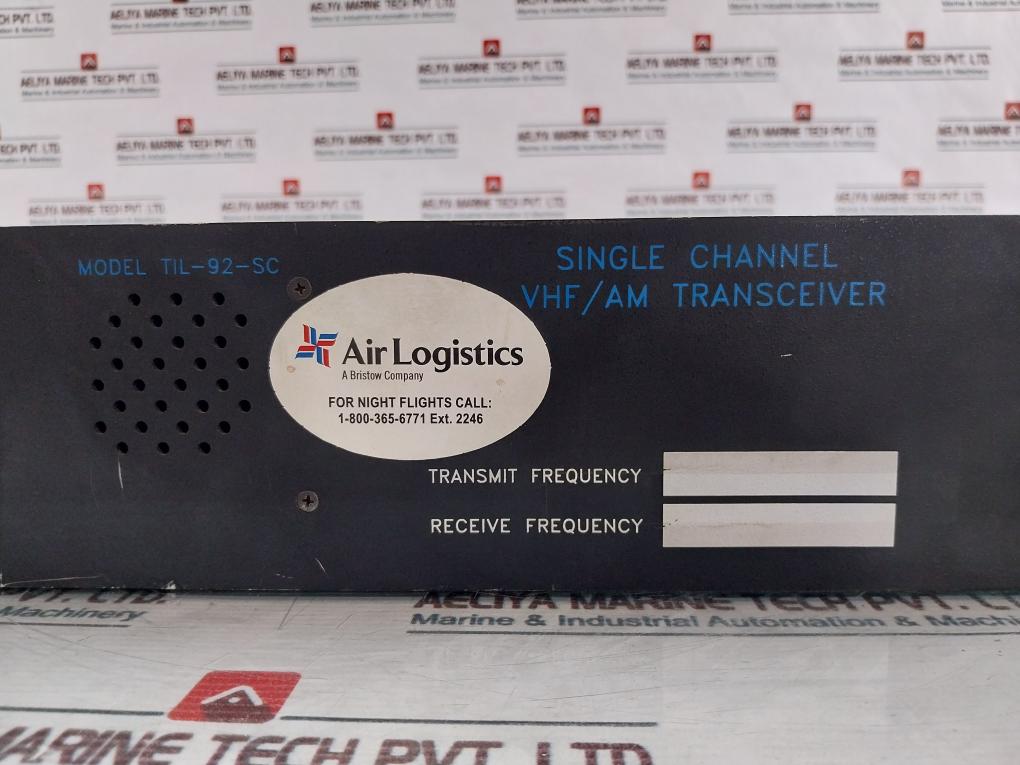 Technisonic Til-92-sc Single Channel Vhf/Am Transceiver Tsc-4100