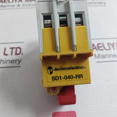 Technoelectric Sd1-040-rr 3 Phase Disconnect Switch 40A 600V Ac
