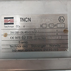 Technor Tncn Terminal Box Dnv-2001-osl-atex-0176