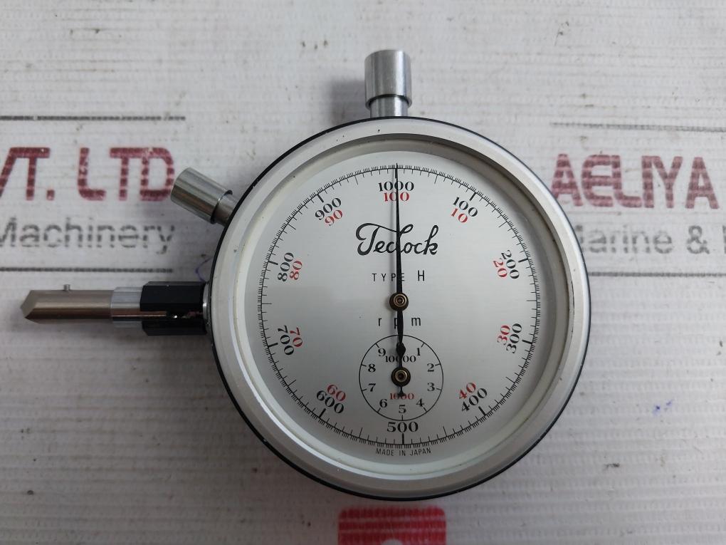Teclock Hand Tachometer Type: H 100-1000 0-5Mm 0.01Mm