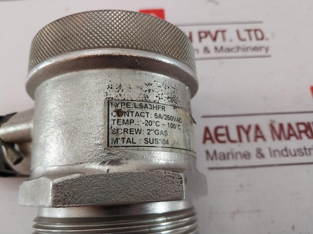 Tecnova Ht Lsa3Hfr Magnetic Level Switch Sus304 12Bb57197 5A/250Vac