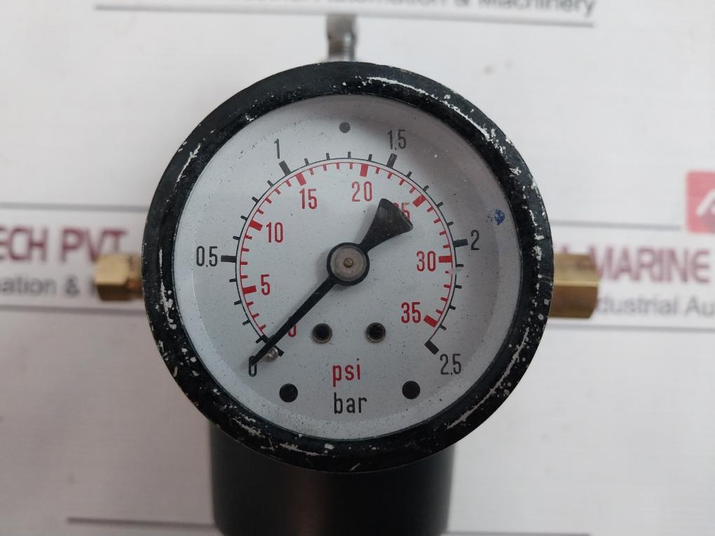 Tecnova Pressure Regulator 0 To 35 Psi 0 To 2.5 Bar