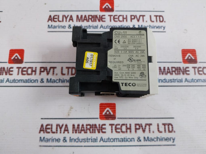 Teco Cu-11 Contactor Cns 2930