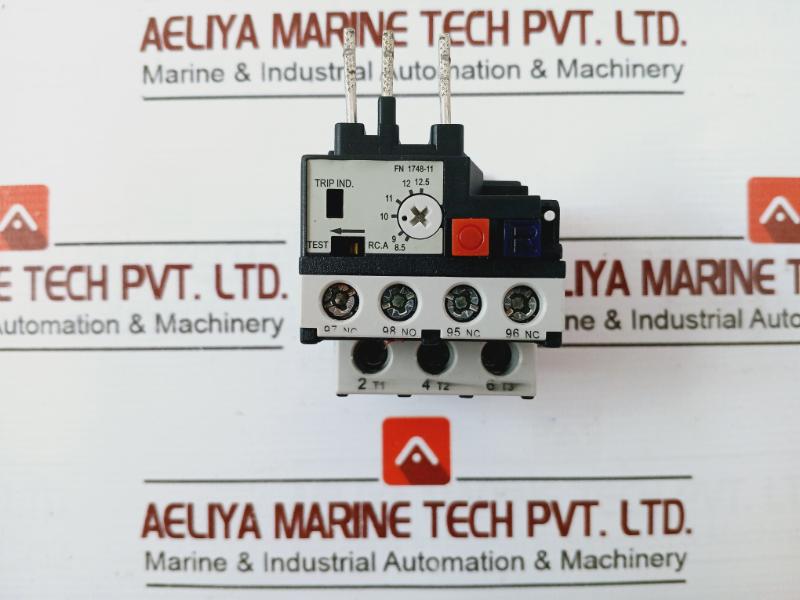 Teco Rhn-10k Thermal Overload Relay 10 Amps/600 Vac Max Range 8.5-12.5 Rc.a