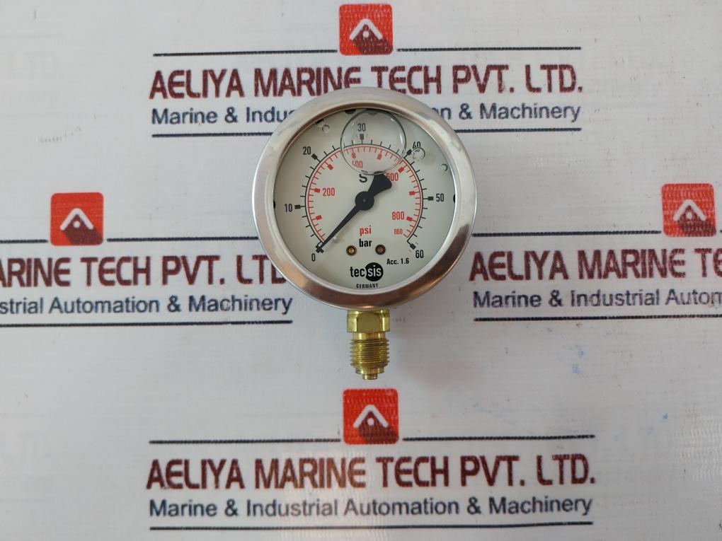 Tecsis 0-60 Bar Pressure Gauge 4131224460