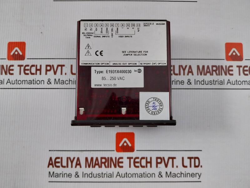 Tecsis 24V 50/60Hz Digital Indicator Panel E1931X400030