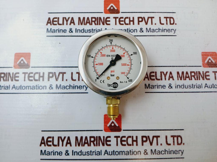 Tecsis Ng/Dia Pressure Gauge 0-400 Bar 0-5800 Psi