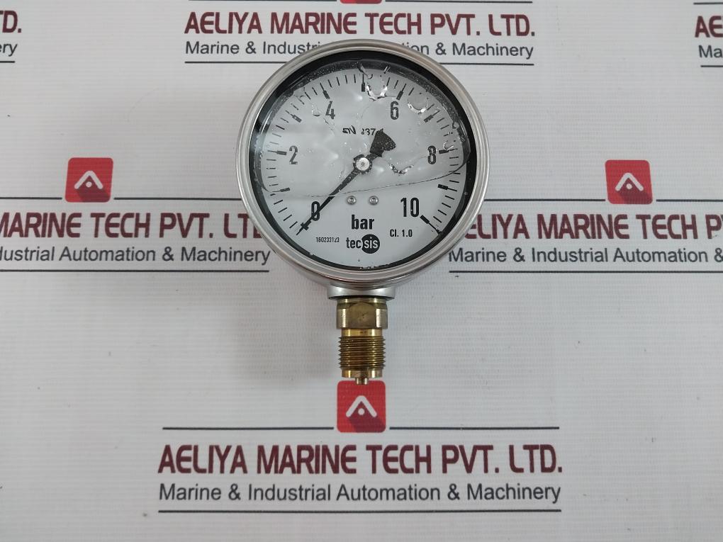 Tecsis Ng/Dia Pressure Gauge 0 To 10 Bar 100 Mm