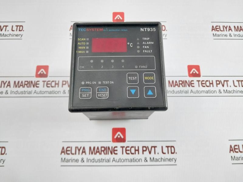 Tecsystem 24-240Vac-dc Part No Nt935 Electronic Temperature Protection Relay