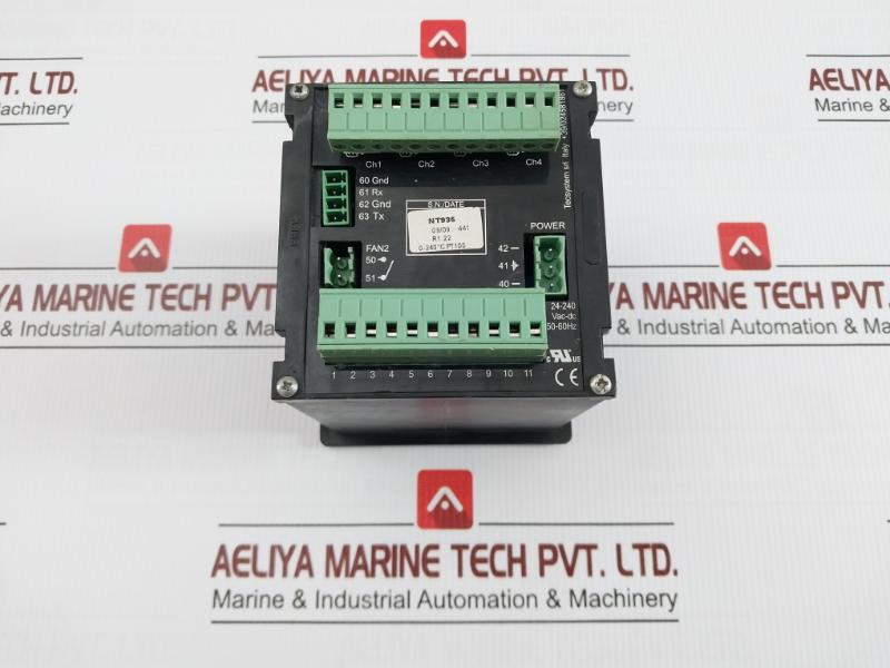 Tecsystem 24-240Vac-dc Part No Nt935 Electronic Temperature Protection Relay